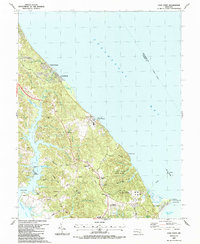 Cove Point 1987 topographic map thumbnail