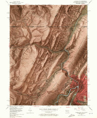Cumberland 1949 topographic map thumbnail