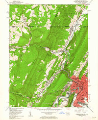 Cumberland 1949 topographic map thumbnail