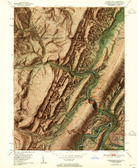 Cumberland 1951 topographic map thumbnail