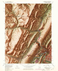 Cumberland 1949 topographic map thumbnail