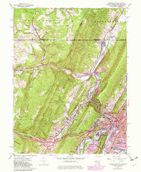 Cumberland 1949 topographic map thumbnail