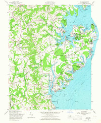 Deale 1957 topographic map thumbnail