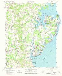 Deale 1957 topographic map thumbnail