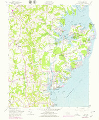 Deale 1957 topographic map thumbnail