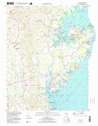 Deale 1997 topographic map thumbnail