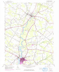 Denton 1944 topographic map thumbnail