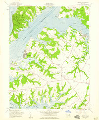 Earleville 1958 topographic map thumbnail