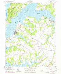 Earleville 1958 topographic map thumbnail