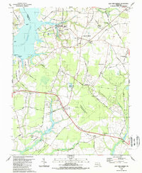 East New Market 1988 topographic map thumbnail