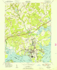Edgewood 1951 topographic map thumbnail