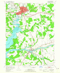 Elkton 1953 topographic map thumbnail