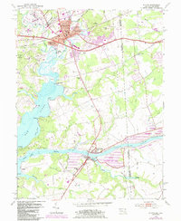 Elkton 1953 topographic map thumbnail