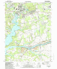 Elkton 1992 topographic map thumbnail