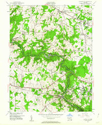 Ellicott City 1953 topographic map thumbnail