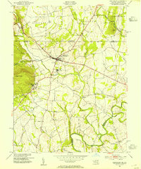 Emmitsburg 1953 topographic map thumbnail