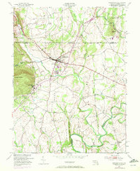 Emmitsburg 1953 topographic map thumbnail