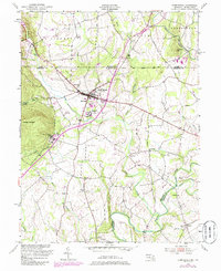 Emmitsburg 1953 topographic map thumbnail
