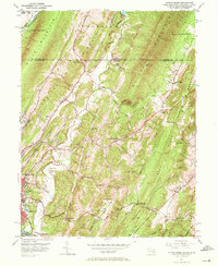 Evitts Creek 1949 topographic map thumbnail