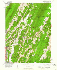 Evitts Creek 1949 topographic map thumbnail