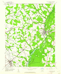 Federalsburg 1944 topographic map thumbnail