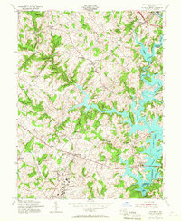Finksburg 1953 topographic map thumbnail
