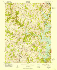 Finksburg 1953 topographic map thumbnail