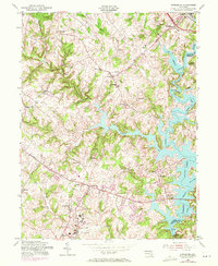 Finksburg 1953 topographic map thumbnail