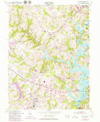 Finksburg 1953 topographic map thumbnail