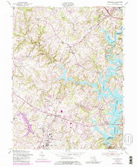 Finksburg 1953 topographic map thumbnail