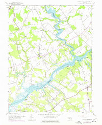 Fowling Creek 1944 topographic map thumbnail