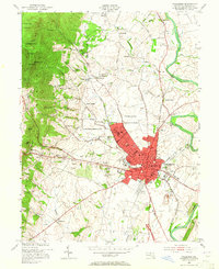 Frederick 1953 topographic map thumbnail