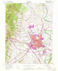 Frederick 1953 topographic map thumbnail