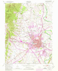 Frederick 1953 topographic map thumbnail