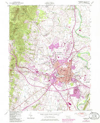 Frederick 1953 topographic map thumbnail