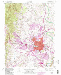 Frederick 1953 topographic map thumbnail