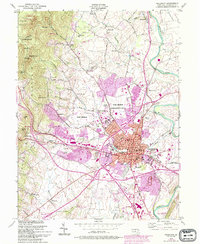 Frederick 1953 topographic map thumbnail