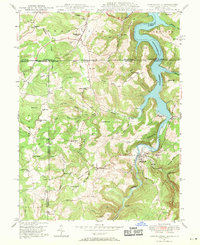 Friendsville 1947 topographic map thumbnail