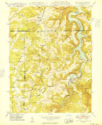 Friendsville 1949 topographic map thumbnail