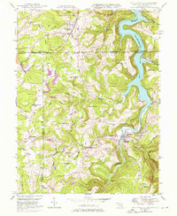 Friendsville 1947 topographic map thumbnail