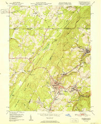 Frostburg 1951 topographic map thumbnail