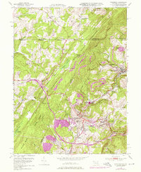 Frostburg 1949 topographic map thumbnail