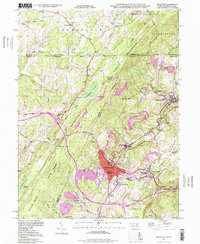 Frostburg 1998 topographic map thumbnail