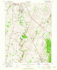 Funkstown 1953 topographic map thumbnail