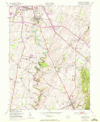 Funkstown 1953 topographic map thumbnail