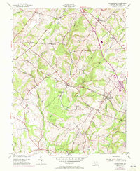 Germantown 1953 topographic map thumbnail