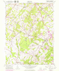 Germantown 1953 topographic map thumbnail