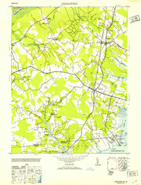 Girdletree 1953 topographic map thumbnail