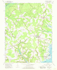 Girdletree 1966 topographic map thumbnail