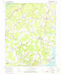 Girdletree 1966 topographic map thumbnail